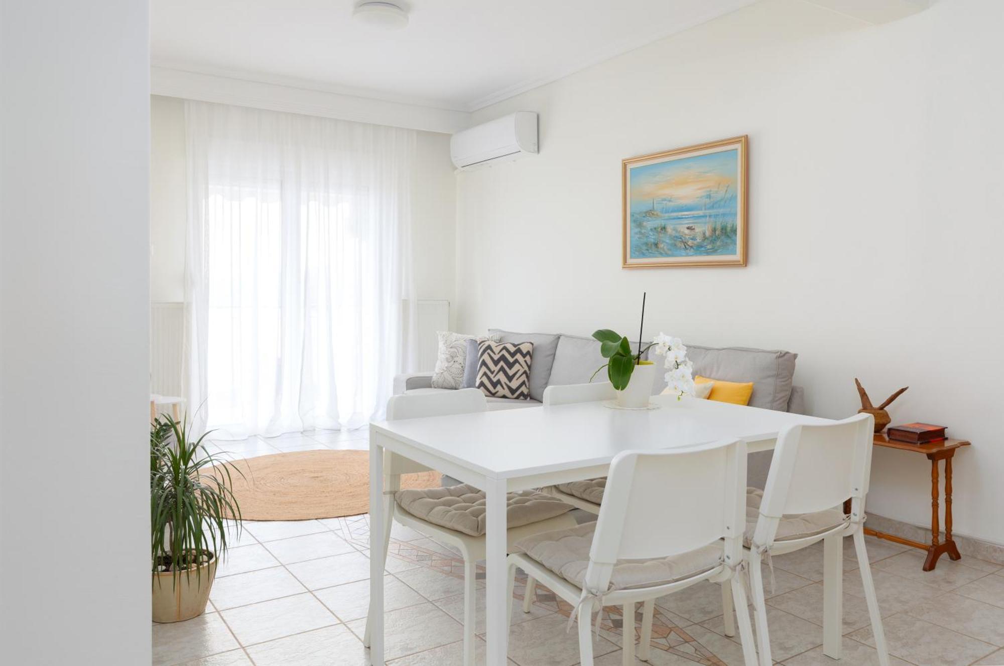 Mimoza'S Sea View Apartment Palaiontsiflikion Bagian luar foto