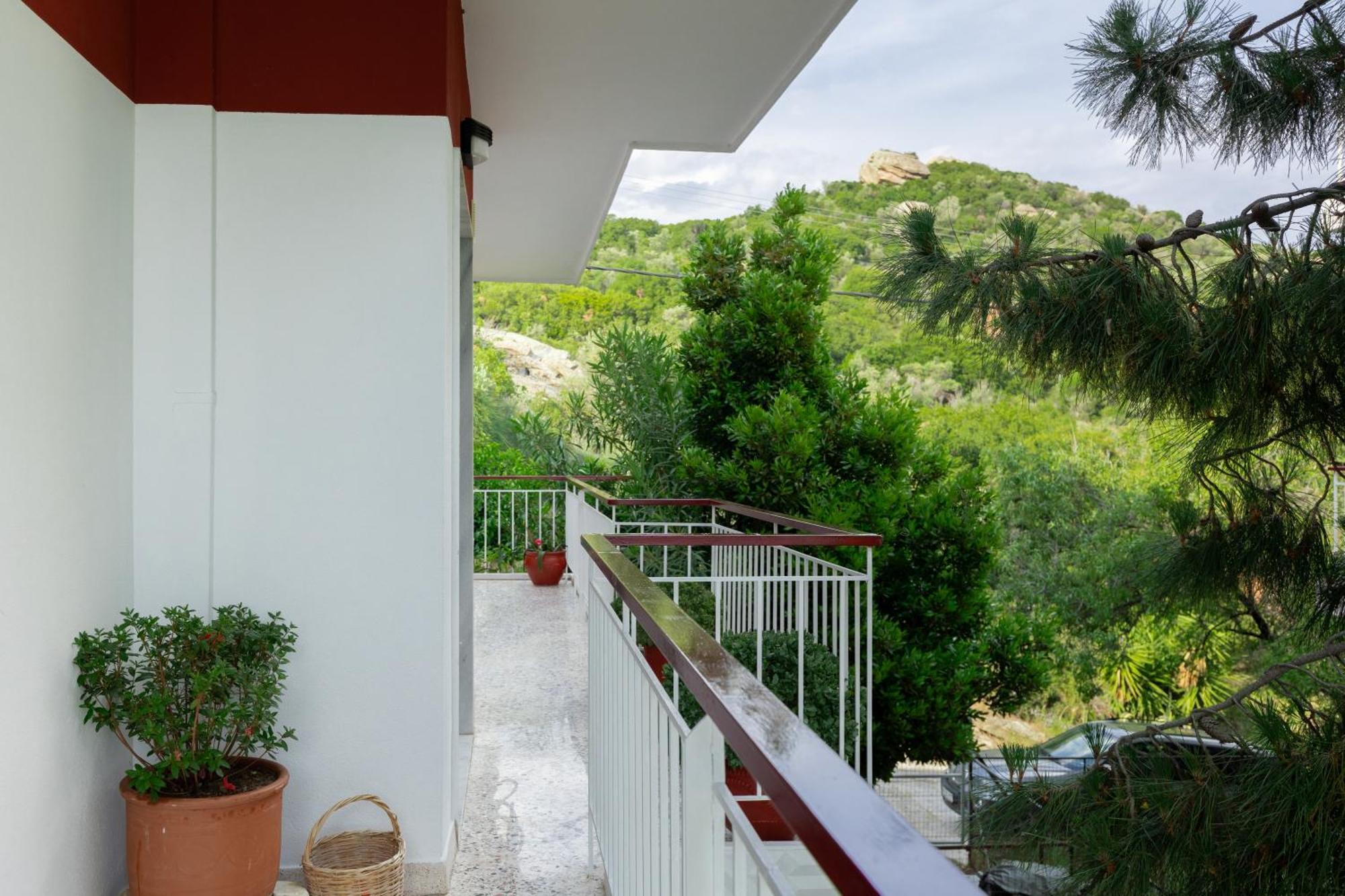 Mimoza'S Sea View Apartment Palaiontsiflikion Bagian luar foto