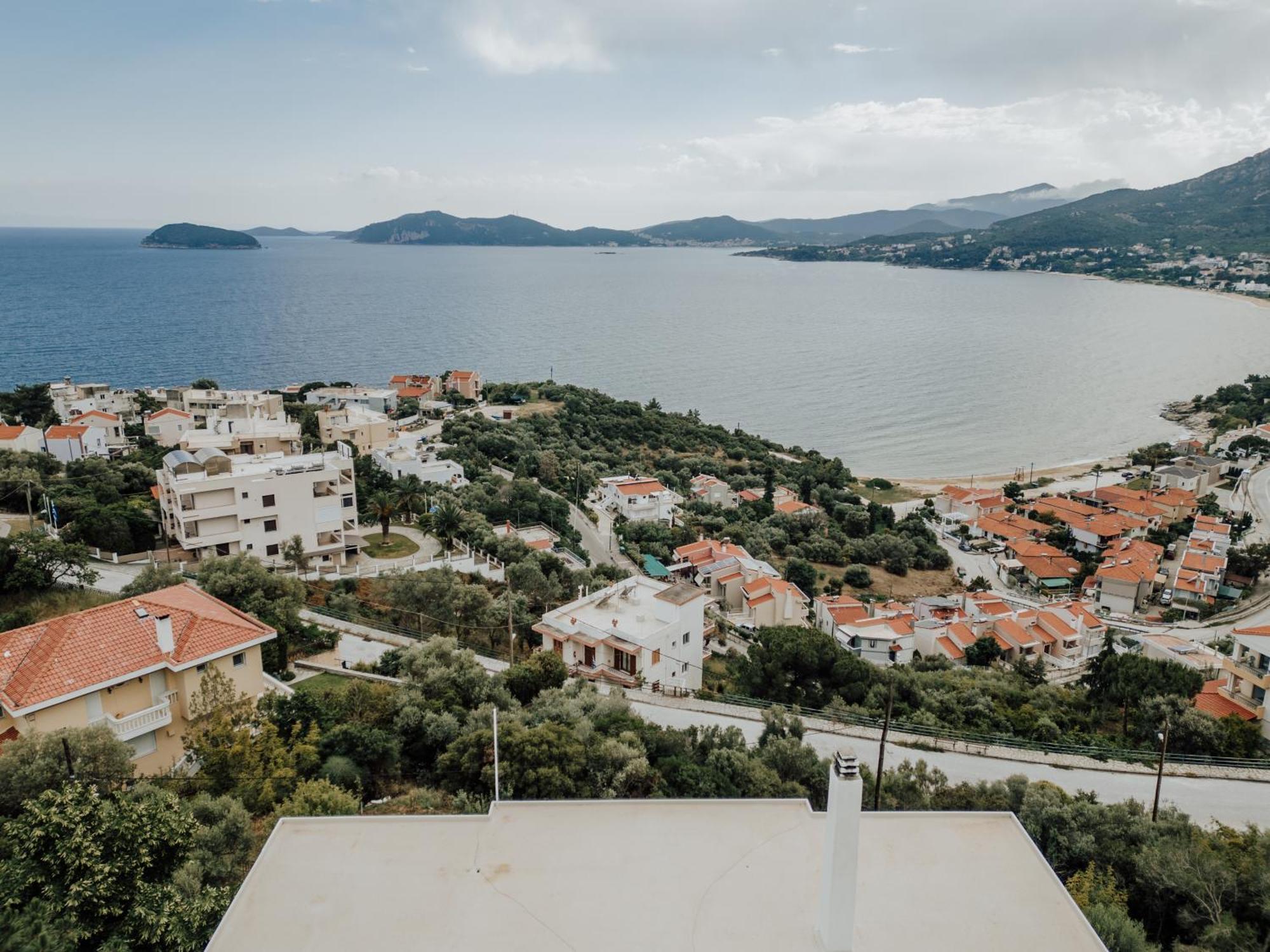 Mimoza'S Sea View Apartment Palaiontsiflikion Bagian luar foto