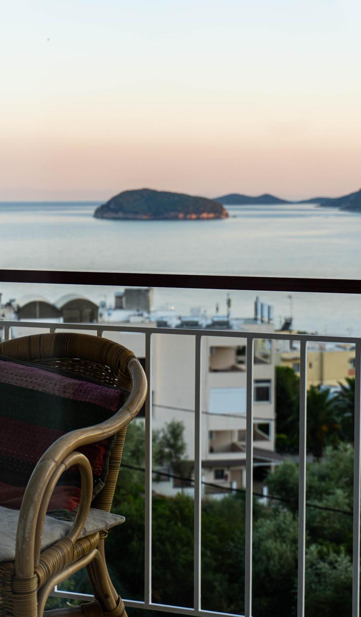 Mimoza'S Sea View Apartment Palaiontsiflikion Bagian luar foto